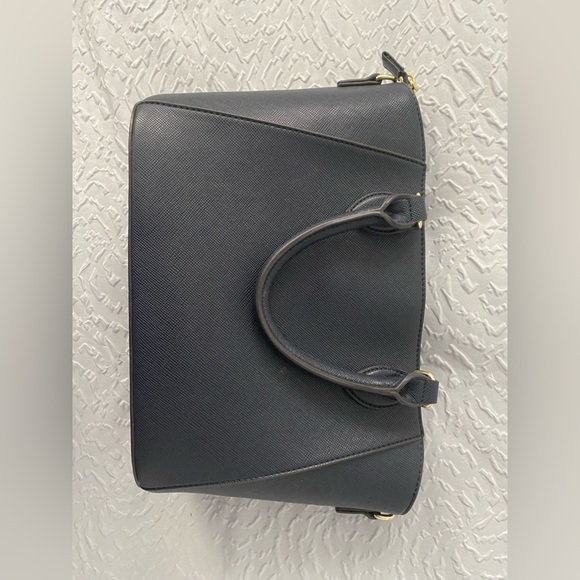 Anne Klein Navy Blue Handbag with Crossbody Strap - Picture 2 of 9